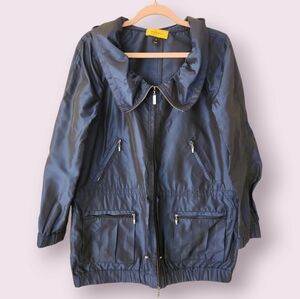 ST‎ JOHN | Iridescent Blue Lightweight Anorak - read description - Size M